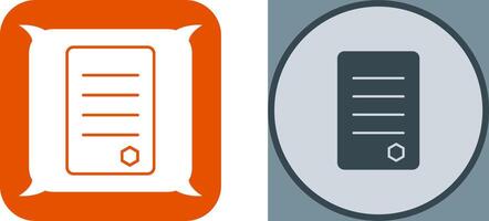 Unique Reports Icon Design vector