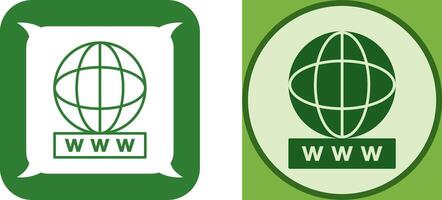 Unique World Wide Web Icon Design vector