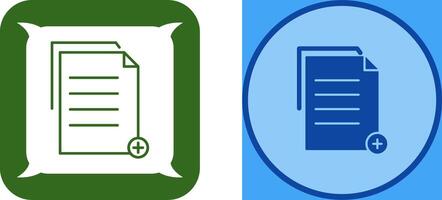 único dos archivos icono diseño vector