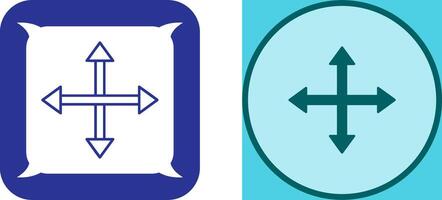 Unique Move Icon Design vector