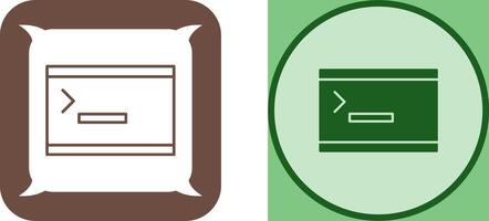 Unique Console Icon Design vector