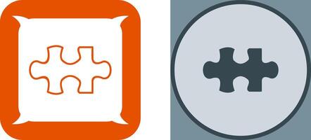 Unique Puzzle Piece Icon Design vector