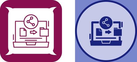 File Share Icon Design vector