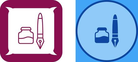 Ink and Pen Icon Design vector
