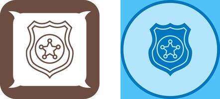 Police shield Icon Design vector