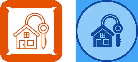 House Key Icon Design vector