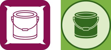 Paint Bucket Icon Design vector