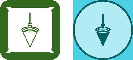 Plumb Bob Icon Design vector