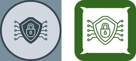 Cyber Security Icon Design vector