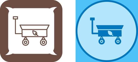 Garden Cart Icon Design vector