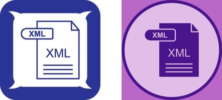 XML Icon Design vector