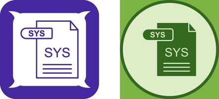 SYS Icon Design vector