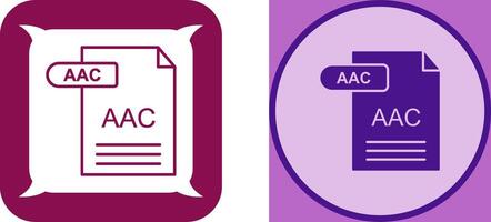 AAC Icon Design vector