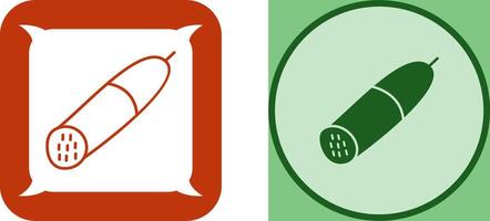 Salami Icon Design vector