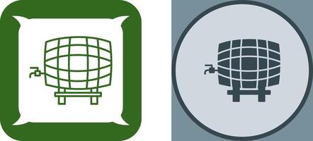 Barrel with Tap Icon Design vector