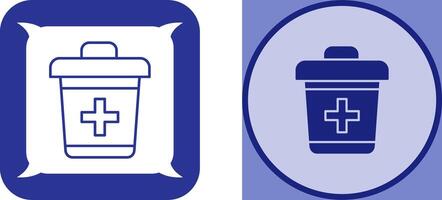Dustbin Icon Design vector