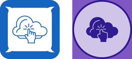 Cloud Computing Icon Design vector