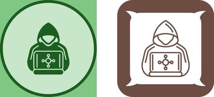 Hacker Icon Design vector