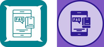 Faq Icon Design vector