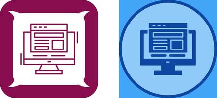 Adaptive Layout Icon Design vector