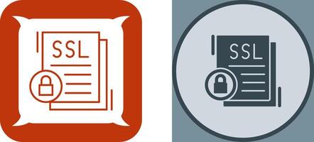 SSL Icon Design vector