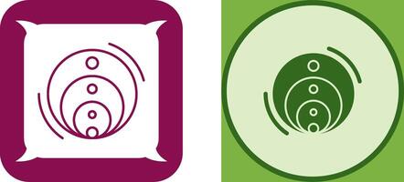 Venn Diagram Icon Design vector