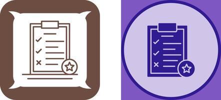 Task List Icon Design vector