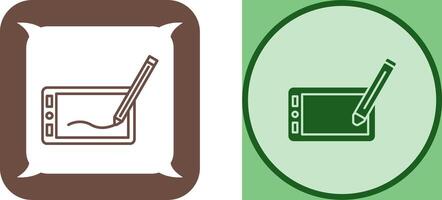 Drawing Tablet Icon Design vector