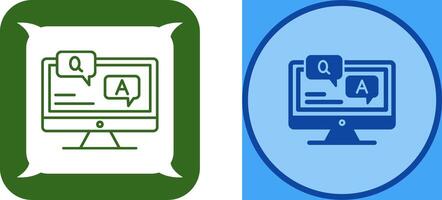 Faq Icon Design vector