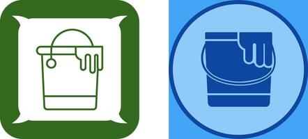Paint Bucket Icon Design vector