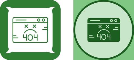 404 Error Icon Design vector