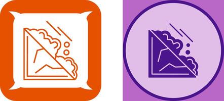 Avalanche Icon Design vector