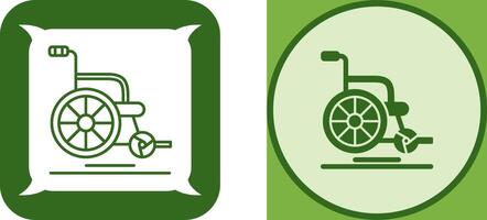 Wheel Chair Icon Design vector