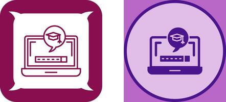 Digital Learning Icon Design vector