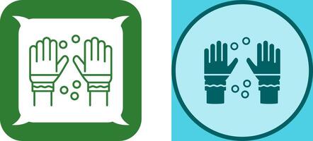 Winter Gloves Icon Design vector