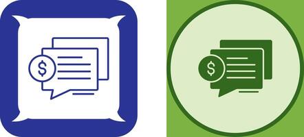 Dialog Icon Design vector