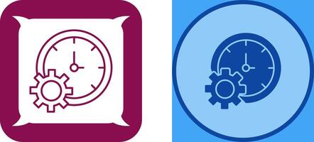 Time Setting Icon Design vector