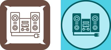 Stereo Icon Design vector