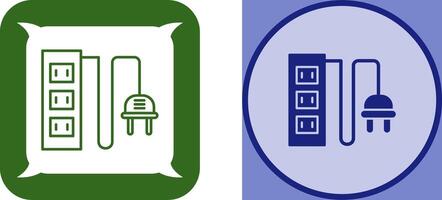 Power Socket Icon Design vector