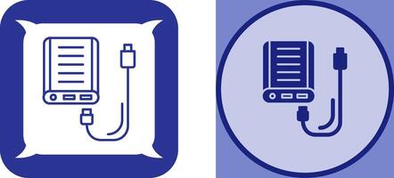 Power Bank Icon Design vector