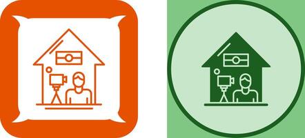 Lie Record Icon Design vector