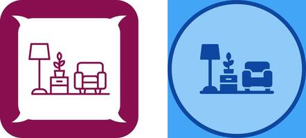 Living Room Icon Design vector