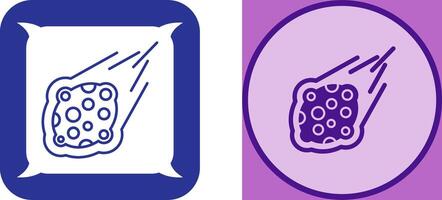 diseño de icono de meteorito vector