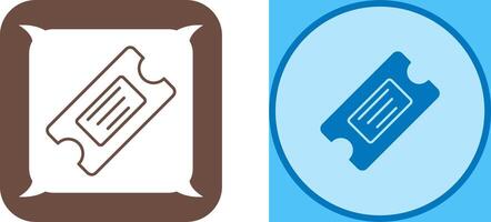 Ticket Icon Design vector