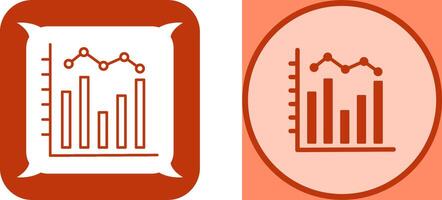 Histogram Icon Design vector