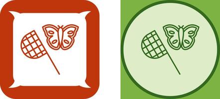 Butterfly Catcher Icon Design vector