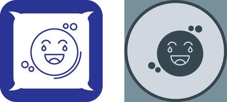 Loughing Icon Design vector
