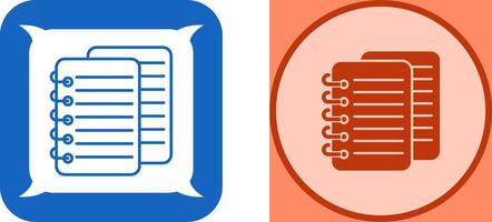 Notes Icon Design vector