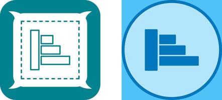 Object Alignment Icon Design vector