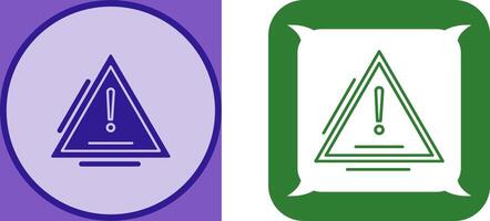 Warning Icon Design vector